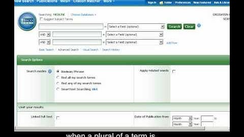 Wildcard Operator (Question Mark ?) (Creighton University HSL)