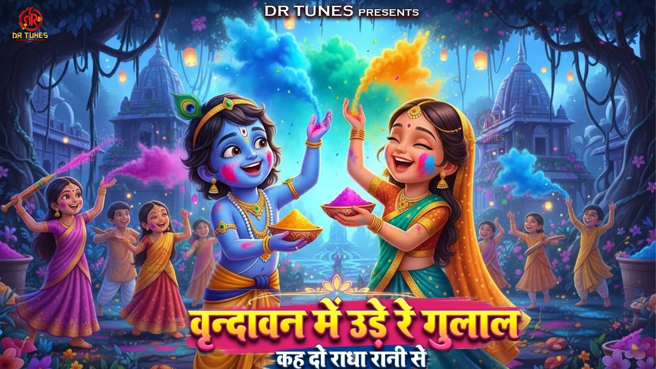 Vrindavan Mein Ude Re Gulal - वृन्दावन में उड़े रे गुलाल कह दो राधा रानी से | Holi Bhajan #holi