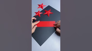 Cách gấp và cắt ngôi sao để trang trí