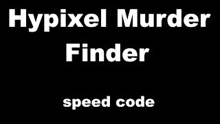 Famous Hypixel Murder Finder | speed code | #Freealts Net Worth