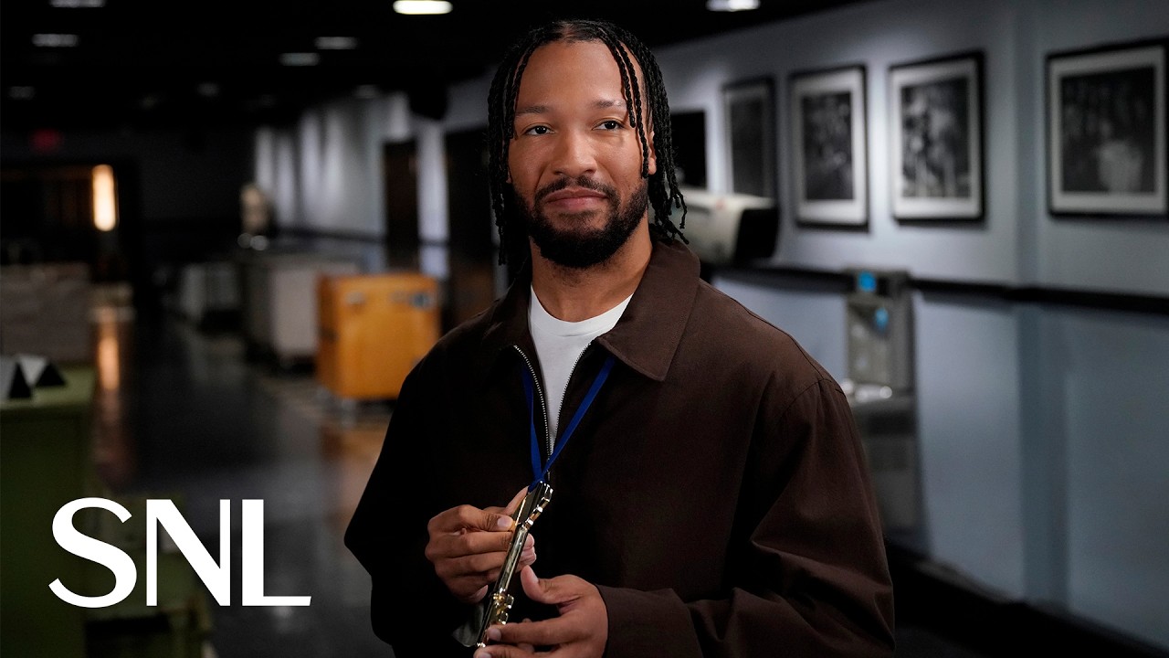 Jalen Brunson and Ben Marshall in the official Saturday Night Live Studio 8H promo