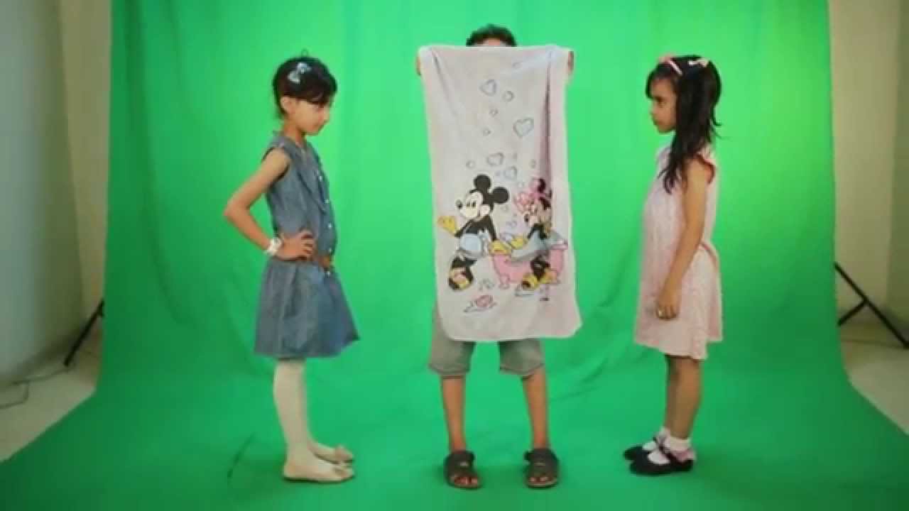 Magical disappearing towel منشفة الاخفاء السحرية - YouTube