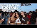 HARVARD x BROWN FOOTBALL GRWM &amp; VLOG - the biggest sporting event of the year