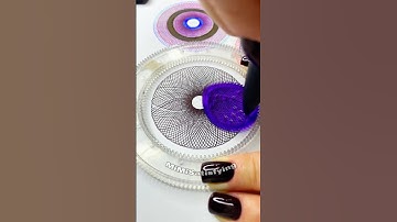 Colourful Spirograph #spirograph #satisfying #drawing #asmr #pattern #art #viral #fyp #shorts