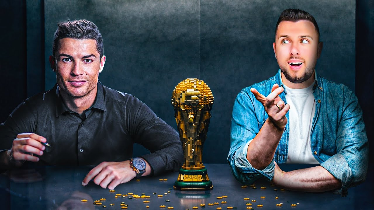 I BUILT THE MOST POPULAR LEGO IN THE WORLD WORLD CUP JUST LIKE RONALDO!!