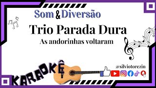 #karaoke Trio Parada Dura  As andorinhas voltaram com