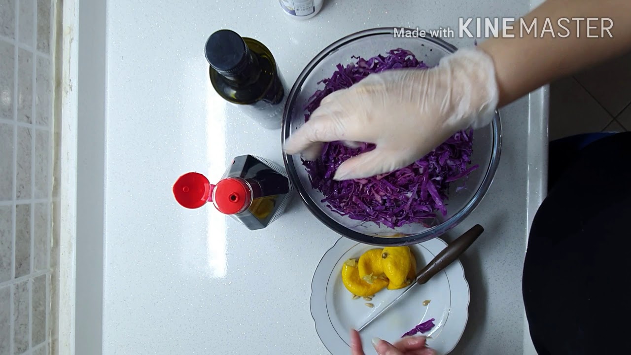 Salad , زەڵاتەی کەلەرم  بە ٤ خولەک