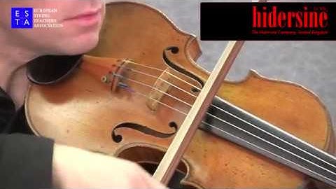 Violin technique: Sul tasto