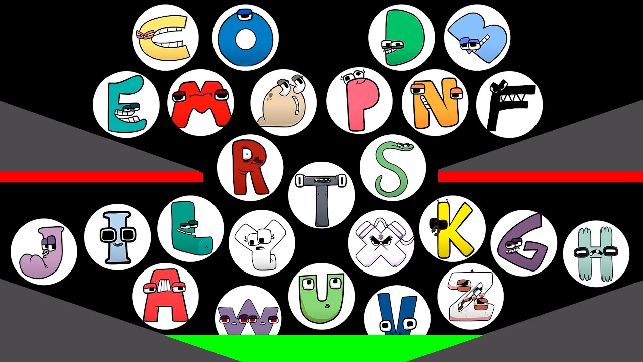 26 Alphabet Lore Marble Race in Algodoo - Who Will Win?