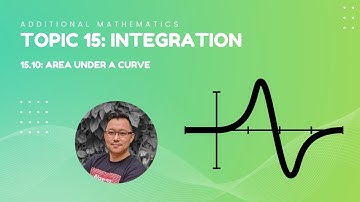 0606 Additional Mathematics: Integration 15.10 Area under a curve