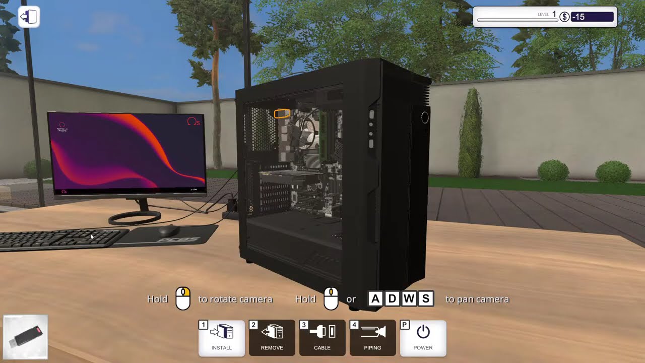 PC Building Simulator   Fractal Design Workshop Gameplay (PC Game)