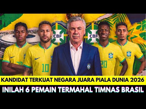 angel168 x hanoman88 - DIPENUHI SKUAD MEWAH BERTABUR BINTANG! Ini 6 Pemain Termahal Timnas Brasil di Piala Dunia 2026
