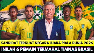 FILLED WITH A LUXURIOUS STAR-STUDDED SQUAD! These Are the 6 Most Expensive Brazil National Team P...