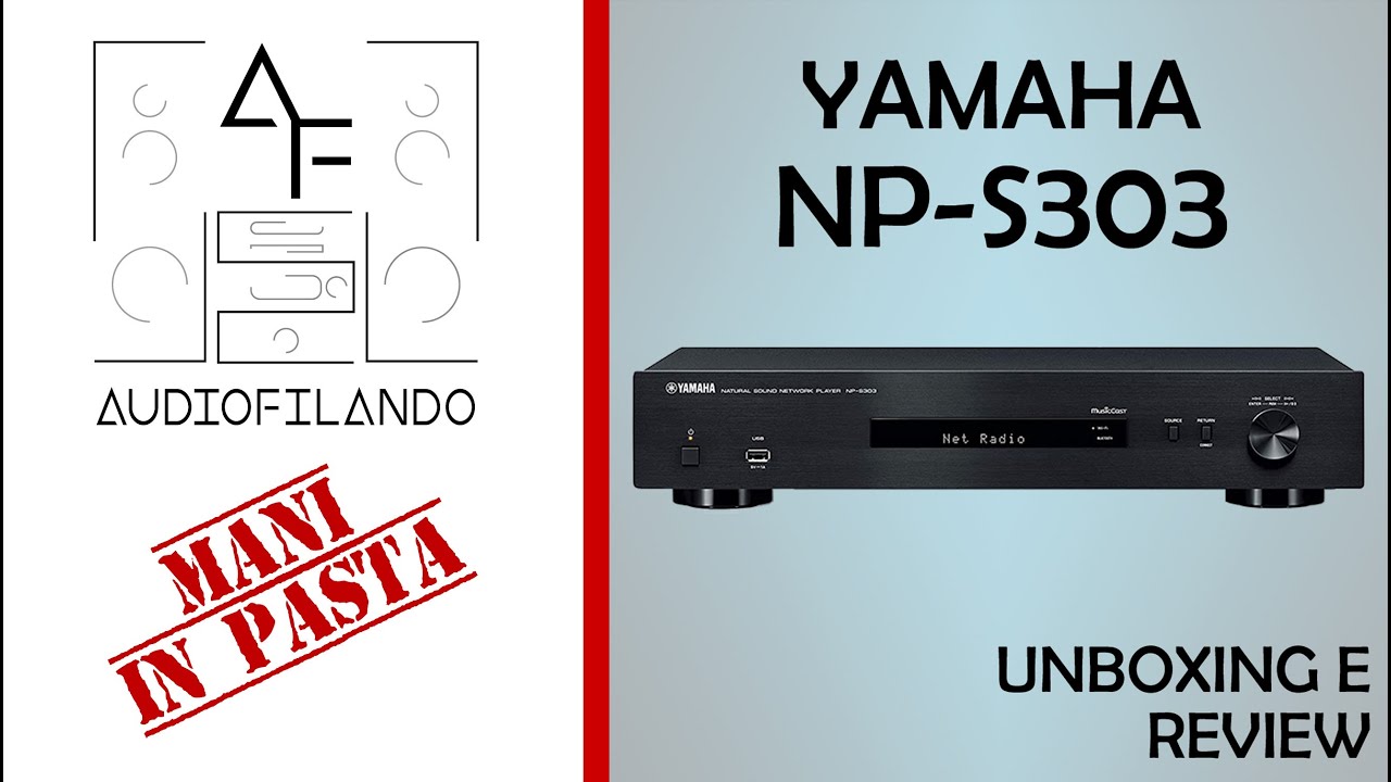 Yamaha NPS303 Network Streamer Unboxing, Detailed look | The