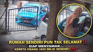 Suspek Menyamar Wanita Bertudung Axia Hijau Lesap Depan Rumah