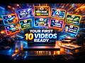 Your First 10 AI YouTube Videos – Start Today and Make Money!