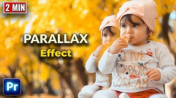 How To Create A Parallax Effect In Premiere Pro in 2 Minutes | Easy Way