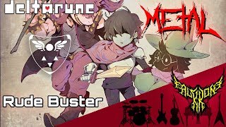 DELTARUNE - Rude Buster 【Intense Symphonic Metal Cover】 chords