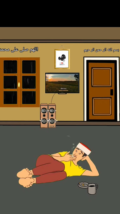 animasi dengerin sholawat 90 an #storywa #story #nongkrong #animasi