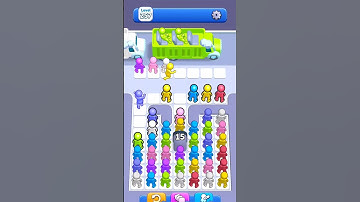 Bus Jam Game Level - 257 Without Boosters | Bus Jam Game | #entertainment #puzzle #puzzlegame