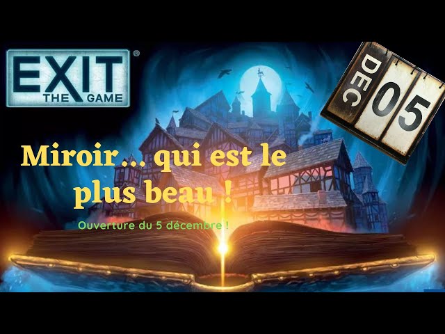 EXIT - Calendrier de l'Avent : À la Poursuite du Livre d'Or - IELLO