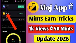 How to Earn Mints in Moj App 2026 || moj app me mints earn kaise kare || Moj App Monetization #moj  screenshot 3