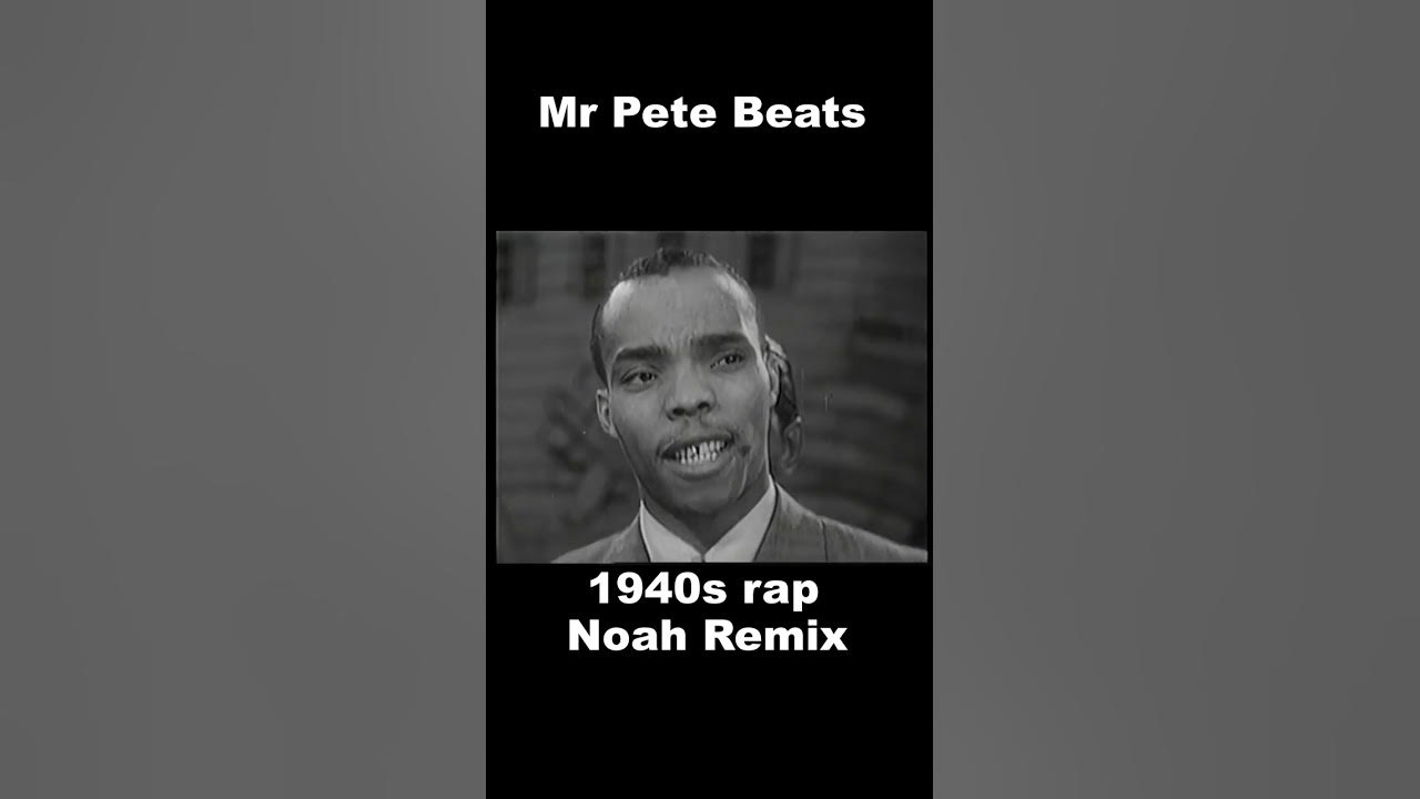 The first rap 1940s The Jubalaires Noahremix by Mr Pete Beats YouTube