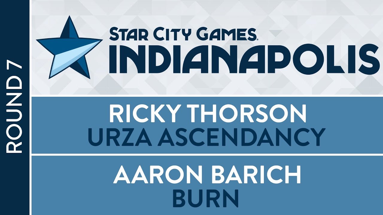 SCGINDY: Round 7 - Ricky Thorson VS Aaron Barich [Modern] - YouTube