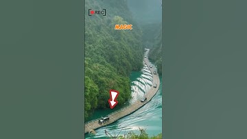 Road Floating On Water In China😱#china #shorts