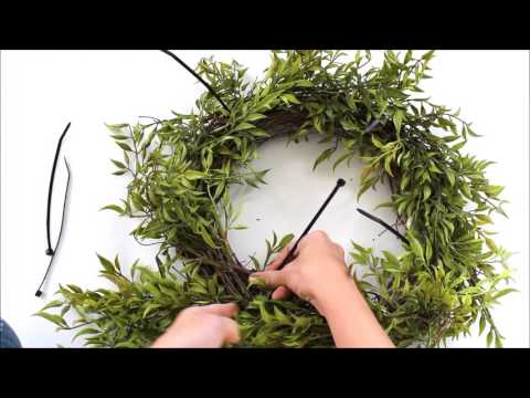 how to make a wreath for cheap