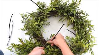 how to make a wreath for cheap