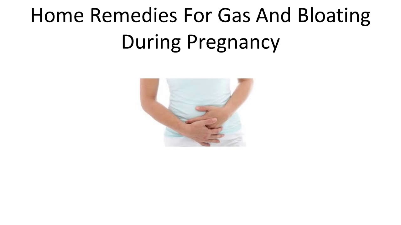 can you have trapped gas while pregnant