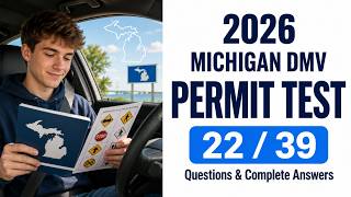 Pass the 2026 Michigan DMV Permit Test 22 39 Questions Complete Answers