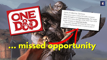 The One D&D Barbarian has a "critical" problem #dnd #onednd