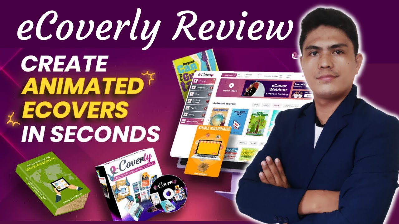 eCoverly Review & Demo: How to create an Animated E-book Cover for Digital Product