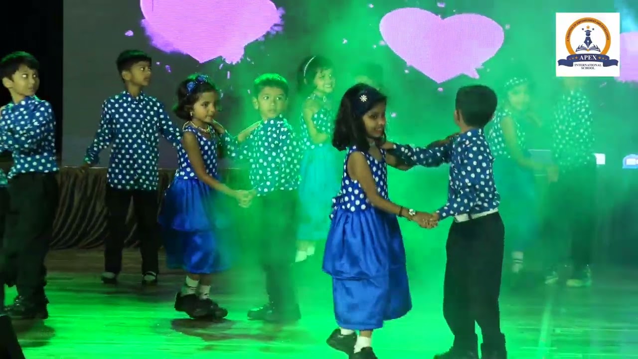 Apex International School - Song 8 - Sr. KG Orchid - salsa ( Unity in Diverseness) Year 23-24