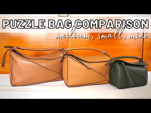 Loewe Puzzle Bag Comparison  Medium vs Small vs Mini 