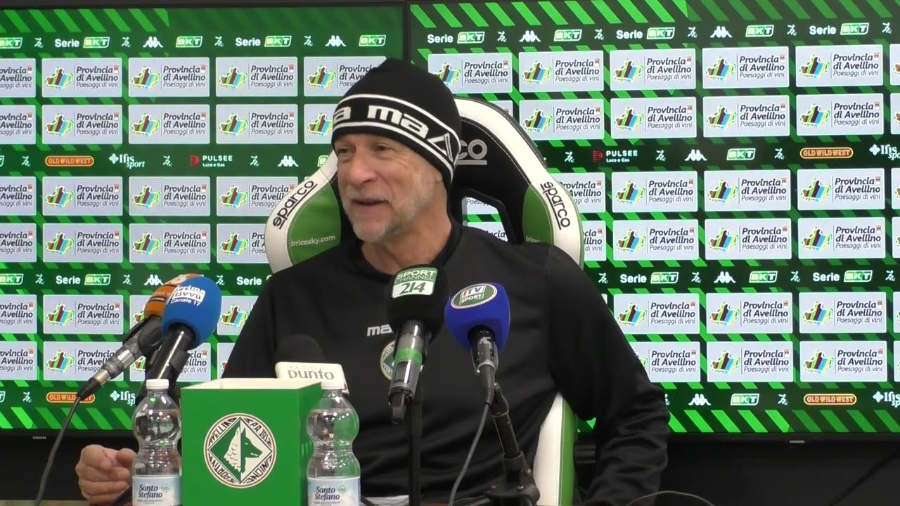 BALLARDINI presenta in conferenza il DERBY tra AVELLINO e JUVE STABIA