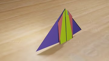 3d origami butterfly | Blender animation