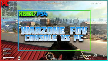 CONSOLE VS PC - Field Of View Differences in Call Of Duty Warzone & Modern Warfare
