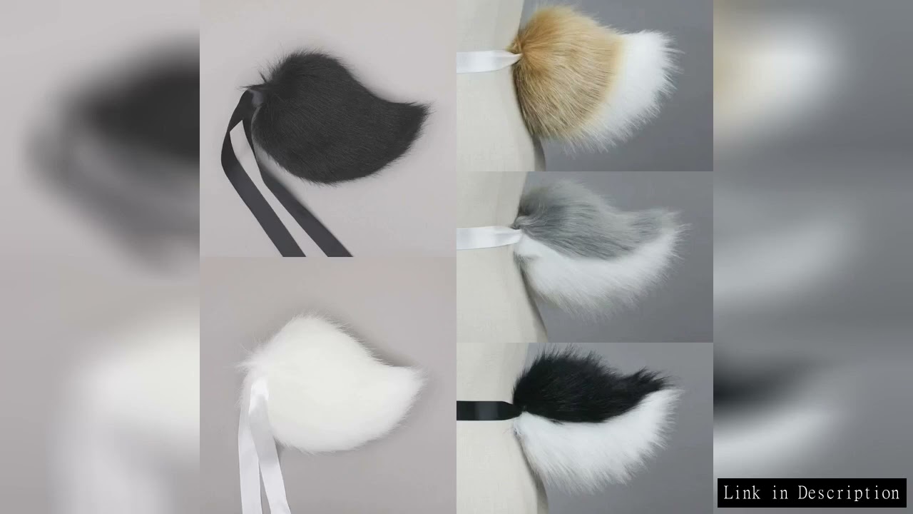 8 Colors Kawaii Rabbit Tail Plush Fursuit Anime Cute Fur Tails Cosplay Costume Props Lolita JK Girl