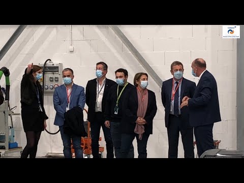 Visite des nouveaux bâtiments industriels de Safran Data Systems