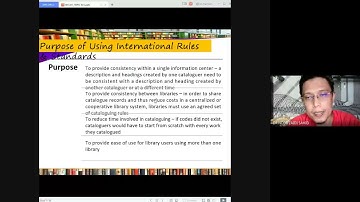 Bibliographic control activities