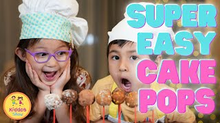 Cake Pops Super Easy for Kids to Make | KIDDOS SHOW | Educational Videos for Kids