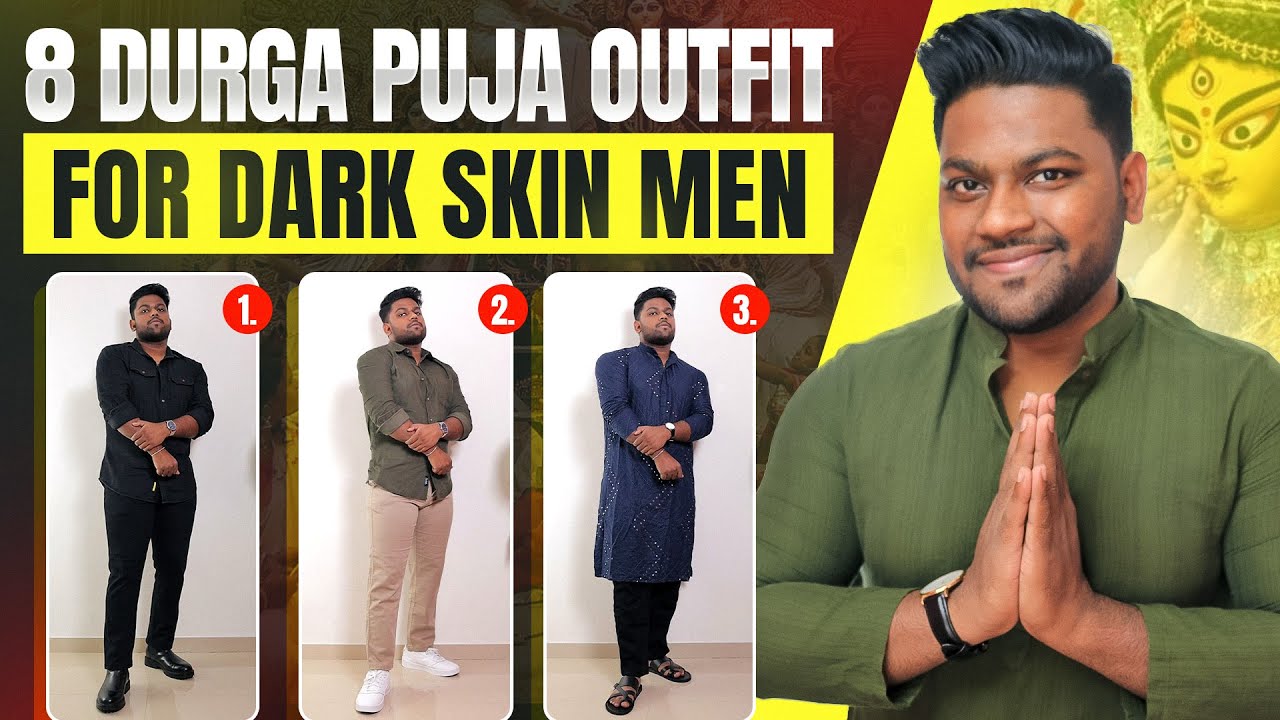 8 Durga Puja Outfit For Dark Men | In Hindi | Love Dark
