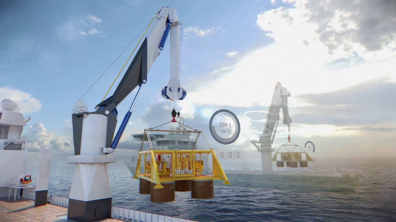 RollsRoyce Subsea Fibre Rope Crane (FRC) YouTube