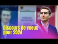 Discours de vux pour 2024 dantoine laument