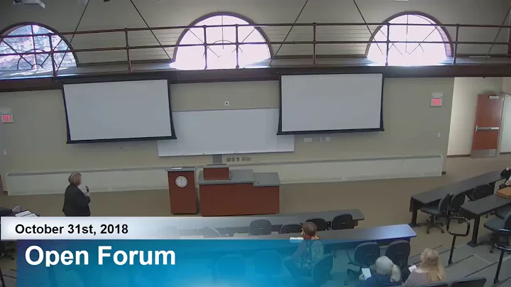 10-31-18 Open Forum - Results of HLC AQIP Review