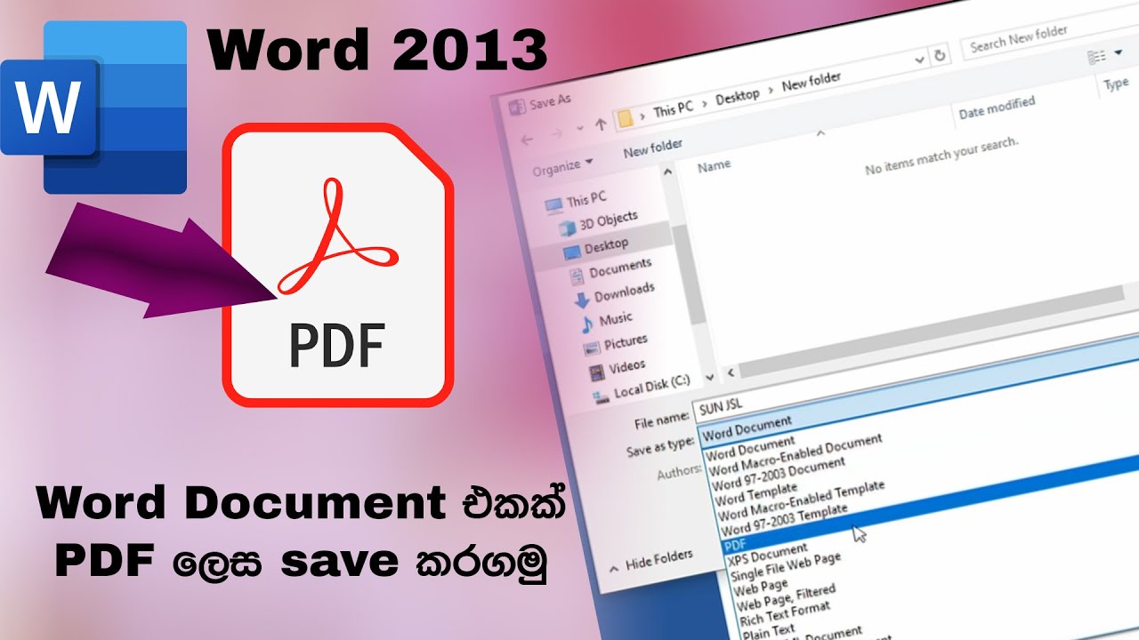 Translate the MS Word Document into a PDF document | Convert Word to ...