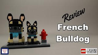 LEGO BrickHeadz French Bulldog review set 40544